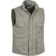 Chaleco con 10 bolsillos Reporter Valento beige arena