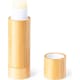 Barra de bálsamo labial publicitario bambú protección SPF15 vainilla