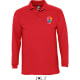 Polo pique manga larga winter ii Sols 210 rojo