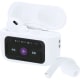 Auriculares bluetooth con pantalla tactil para merchandising