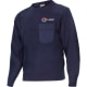 Jersey de trabajo en punto canalé 100% acrílico Velilla azul marino