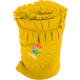 Manta polar grande 150x200 con flecos 250 gr snow Valento amarillo girasol
