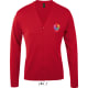 Chaqueta rebeca de punto con cuello v golden men Sols rojo