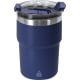 Vaso térmico publicitario en acero inox. reciclado doble pared (350 ml) azul marino