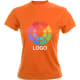Camiseta manga corta técnica 100% poliéster de mujer Tecnic Plus 135 naranja