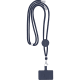 Lanyard de poliéster para smartphone con mosquetón metálico