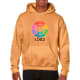 Sudadera con capucha heavy blend Gildan 270 amarillo oro viejo