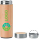 Termo de bambú y acero inox. con infusor de té (400 ml)