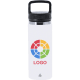 Bidón térmico personalizado con asa funcional (550 ml) blanco