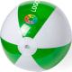 Pelota de playa personalizada hinchable de Ø 28cm aprox verde