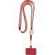 Lanyard para móvil con ajuste de bambú y mosquetón