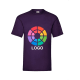 Camiseta manga corta value weight Fruit Of The Loom 165 purpura