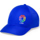 Gorra personalizada  6 paneles en microfibra/poliéster azul