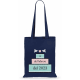 Bolsa para boda de algodón azul marino