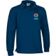 Sudadera de cuello polo y bajo recto apolo Valento 295 azul marino orion