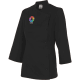 Chaquetilla de cocina de manga larga de mujer MELISA Velilla negro