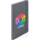 Libreta para empresas de notas con lineas 14,7 x 21 cm gris