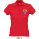 Polo ligero 100% algodon publicitario de mujer passion Sols 170 rojo