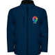 Chaqueta softshell y micropolar, doble capa de niño Nebraska Roly azul marino