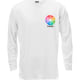 Camiseta deportiva personalizada manga larga Tecnik Maik 135 blanco