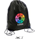 Mochila gymsack personalizada de poliéster refoerzada 210T Sols negro