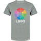 Camiseta manga corta personalizada algodón reciclado y RPET Bandul 150 gris