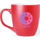 Taza de cerámica personalizable en media taza (440 ml) rojo