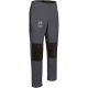 Pantalon de trekking micropana deportivo de niño hill Valento gris carbon/negro