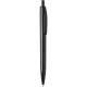Bolígrafo pulsador ABS brillante monocolor tinta negra negro