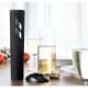Abridor de botellas electrico con corta capsulas personalizado negro