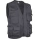 Chaleco safari safari Valento gris carbon