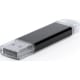 Memoria USB OTG con conexión USB-A, MicroUSB, USB-C (mín. 100) negro