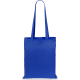 Bolsa de tela publicitaria de algodón 100% y 105 g/m² 36 x 40 cm azul