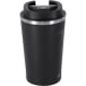 Vaso térmico acero inox reciclado con pantalla táctil (400 ml) negro