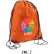 Mochila gymsack personalizada de poliéster refoerzada 210T Sols naranja