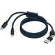 Cable cargador magnético aluminio MicroUSB/USB-C/lightning