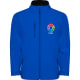 Chaqueta softshell y micropolar, doble capa de niño Nebraska Roly azul royal