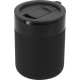Vaso de cerámica con funda silicona con aislamiento térmico (330 ml) negro