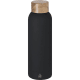 Bidón acero inox. reciclado con suave acabado y tapón madera acacia (700 ml)