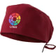 Gorro sanitario con tiras Velilla burdeos