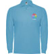Polo pique manga larga publicitario Estrella L/S Roly 220 azul celeste