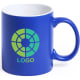Taza de cerámica ideal para marcaje a láser por 1 cara (350 ml) azul