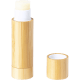 Barra de bálsamo labial publicitario bambú protección SPF15 vainilla