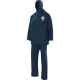Traje de lluvia dos piezas con capucha externa Velilla azul marino