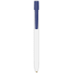 Bolígrafo media clic blanco personalizado BIC blanco/azul marino