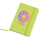 Bloc mediano personalizado con banda elástica 9,3 x 14,3 cm verde pistacho