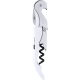Sacacorchos premium en acero inox blanco