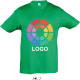 Camiseta manga corta personalizada de niño Regent Kids Sols 150 verde pradera