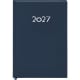 Agenda día página 2027 de polipiel 15 x 21 cm azul marino