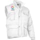 Abrigo desmontable de trabajo multibolsillos miracle Valento blanco